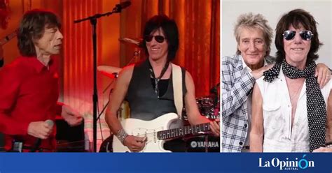 Murió el legendario guitarrista Jeff Beck Mick Jagger Rod Stewart y