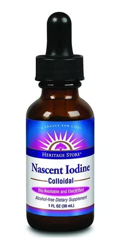 Yodo Naciente Coloidal Nascent Iodine 30ml Importado Eeuu Envío gratis