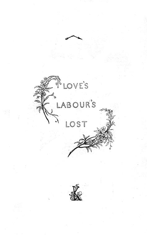 Loves Labours Lost Victorian Illustrated Shakespeare Archive