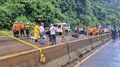 Muere motociclista en accidente de tránsito en carretera Los Chorros