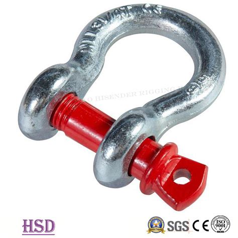 Galvanized Fastener Hardware U S Type Drop Forged Anchor G209 Shackle