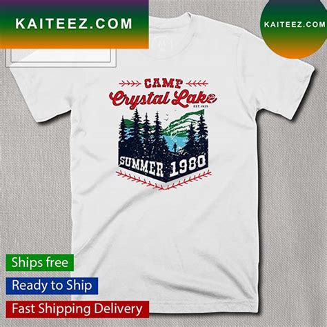 Camp Crystal Lake Counselor Ringer T-Shirt - Kaiteez