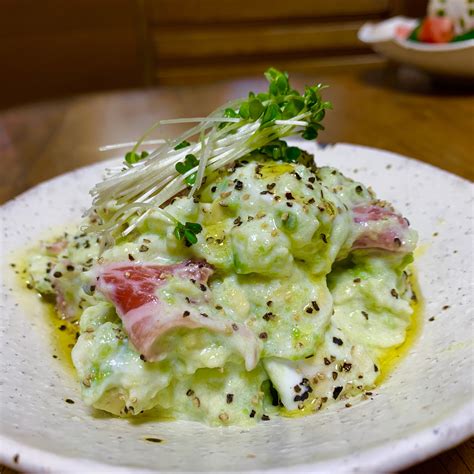 アボカドと生ハムのヨーグルト和え │ 大皿晩菜