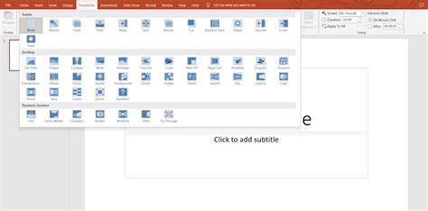 How To Apply Transitions In MS PowerPoint?