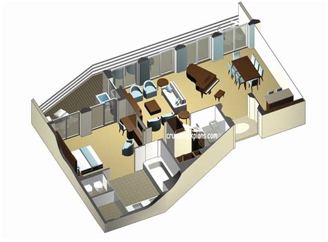 Celebrity Reflection Suite Floor Plan - floorplans.click