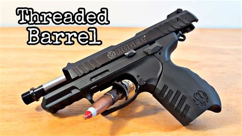 Ruger Sr22 How To Install A Threaded Barrel Youtube