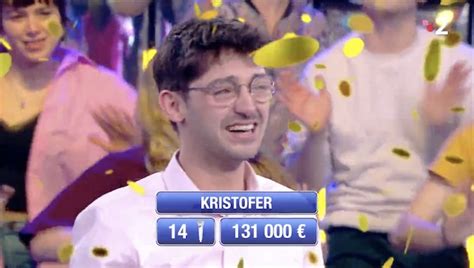 Noubliez Pas Les Paroles 131000 Euros Pour Kristofer Qui