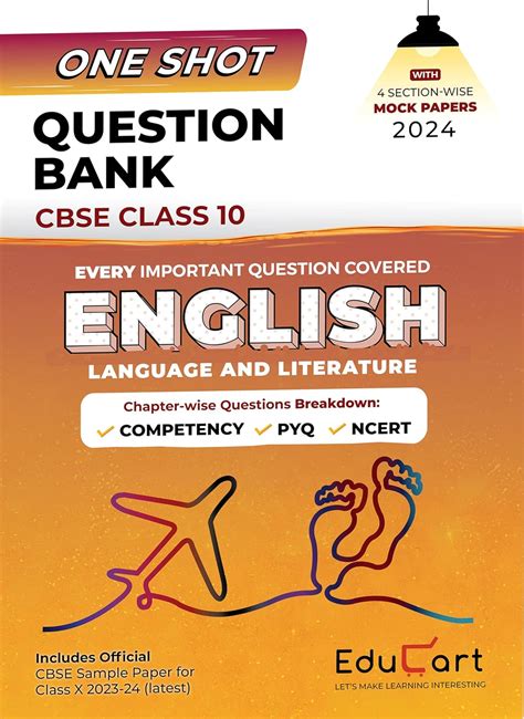 Educart One Shot Question Bank English Cbse Class For Only