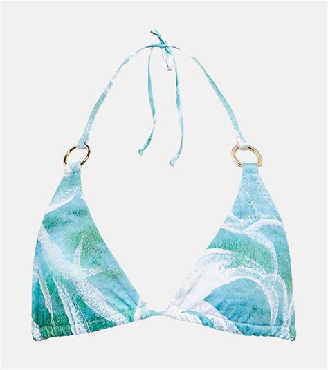 Bikini Oberteil Mini Ring In Wei Louisa Ballou Mytheresa