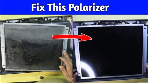 How To Replace LED TV Polarizer Sheet LED TV Polarizer Film Changing