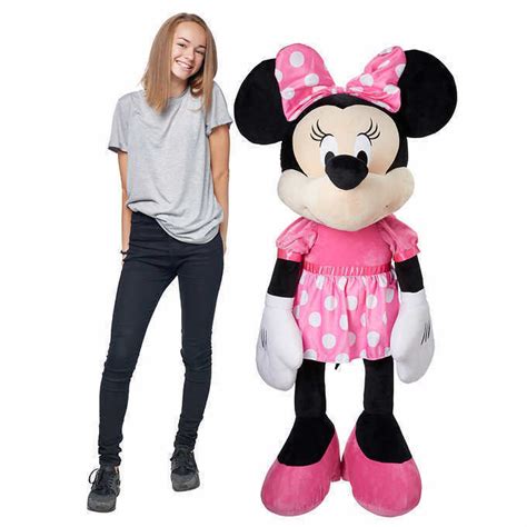 New Minnie Mouse Inch Jumbo Plush Minnie Disney Character Free