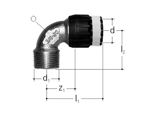 JRG Sanipex MT Winkel 90 Mit Aussengewinde Rotguss D 16 Mm GN 1 2