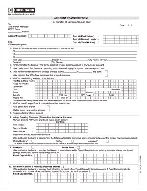 Fillable Online Account Transfer Form New 09 06 05 Cdr Fax Email