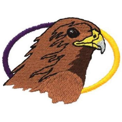 Falcon Emblem Machine Embroidery Design Embroidery Library At