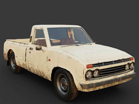 Toyota Hilux Pickup Old - 3D Model by Holy360