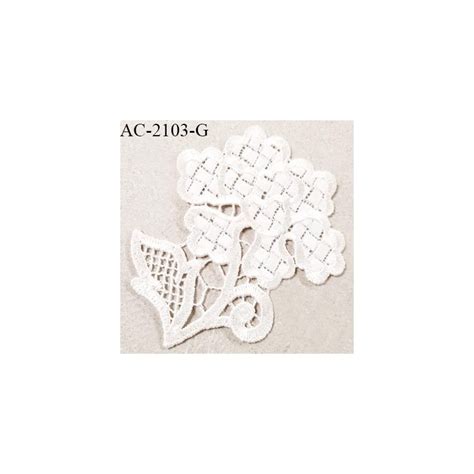 Guipure décor ornement spécial lingerie haut de gamme motif à coudre couleur naturel très joli