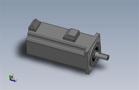 松下伺服马达msmd 400wsolidworks 2012模型图纸下载 懒石网