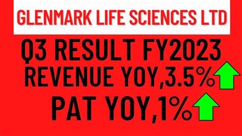 Glenmark Life Sciences Q3 Result Glenmark Life Sciences Latest News