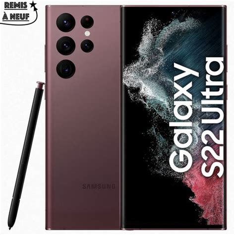 Samsung Galaxy S Ultra G Bordeaux Go Go Ecran Amoled