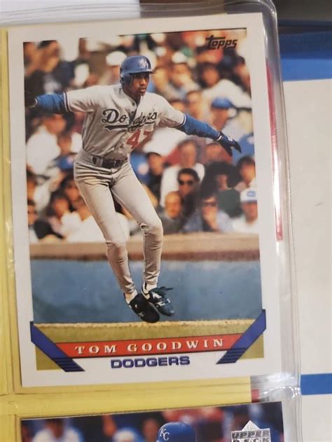 Tom Goodwin Prices Topps Baseball Cards