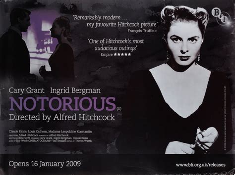 Notorious Original R2009 British Quad Movie Poster Posteritati Movie Poster Gallery