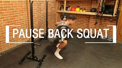 How To Pause Back Squat Youtube