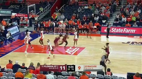 Florida State Vs Syracuse Condensed Game 2023 24 Acc Womens