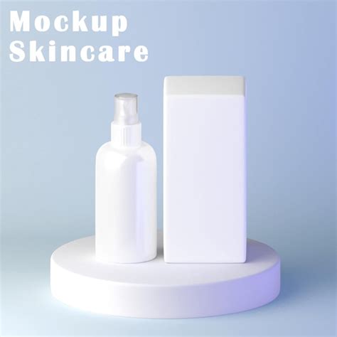 Premium PSD Mockup Skincare