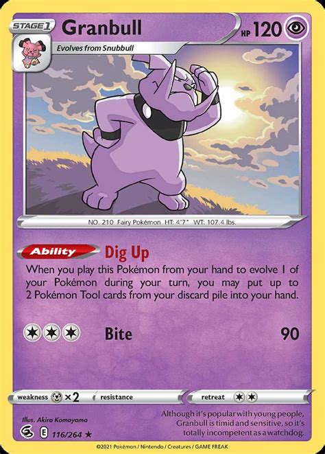 Granbull (swsh8-116) - Pokémon Card Database - PokemonCard