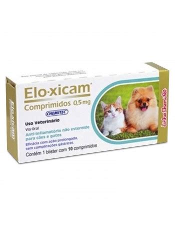 Elo Xicam Anti Inflamatório Cães 2 0mg 10 Comp Chemitec VETSHOP