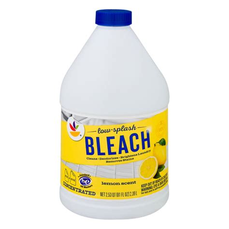 Save on Our Brand Low Splash Lemon Scent Concentrared Liquid Bleach ...