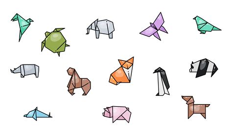 Origami Paper Animal Icon | Vintagio Design