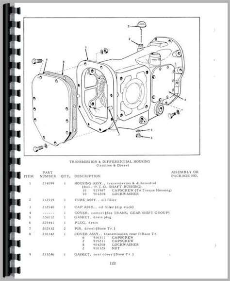 Allis Chalmers D Tractor Parts Manual