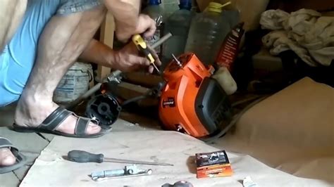 ТРИМЕР Патриот PT 3045 полная разборка. ПОЧЕМУ ГЛОХНЕТ на высоких ...