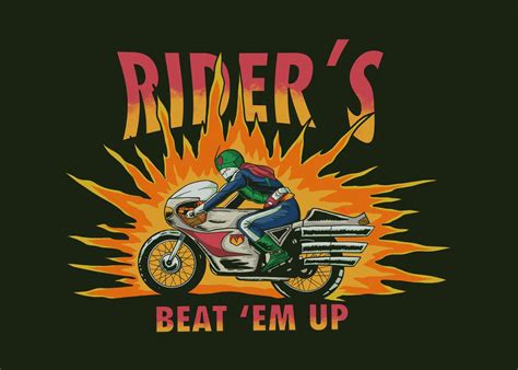 Rider First Poster By Nofa Aji Zatmiko Displate