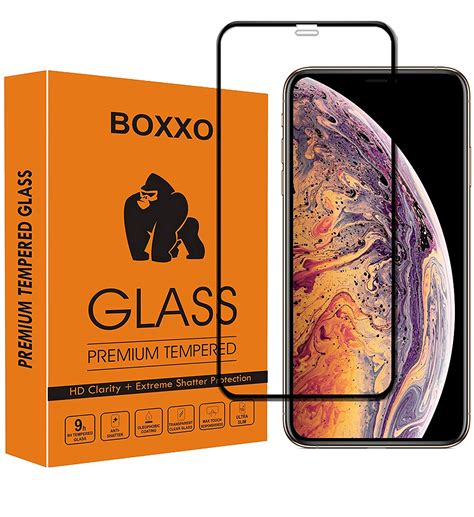 BOXXO Premium Edge To Edge Tempered Glass Screen Protector For Apple