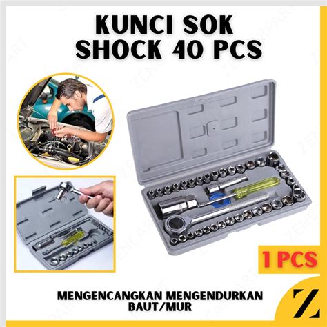 Jual Kunci Sok Shock 40 In 1 AIWA Multipurpose Combination Socket