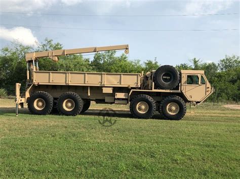 1984 M977 Oshkosh Hemtt 8x8 Truck With Material Handling Crane