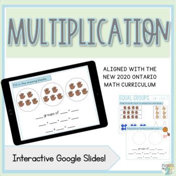 Digital Nd Grade Multiplication Google Slides Ontario