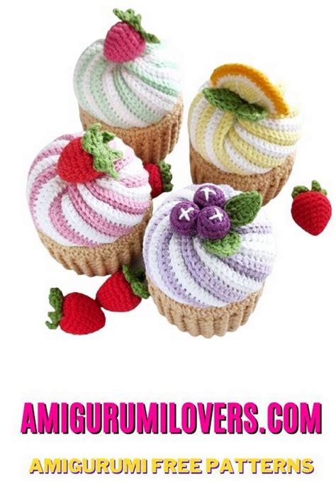 Cupcake Amigurumi Free Crochet Pattern Amigurumilovers Crochet