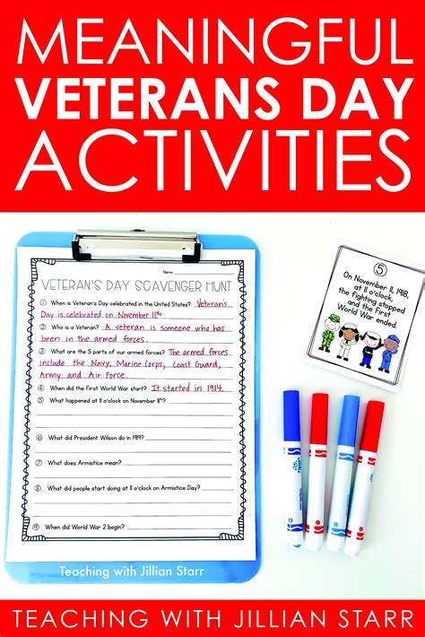 Veterans day activities for elementary – Artofit