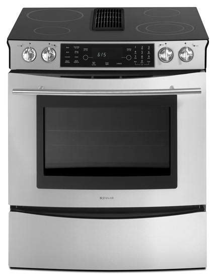 Jenn Air JES9800BAS 30 Slide In Electric Downdraft Range With