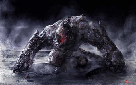 Golem Fantasy Art Creature Artwork