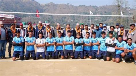 मुख्यमन्त्री कप भलिबलको उपाधि बागलुङ र म्याग्दी लाई Pokhara Sports