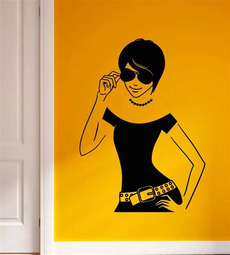 Wall Stickers Vinyl Decal Hot Sexy Girl Fashion Style Beauty Salonbeauty Salonvinyl Decalwall