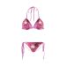 Pink Bougainvillea Custom Bikini Swimsuit Id D