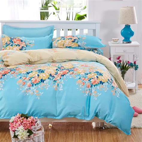 Buy Elegant Floral Bedding Set Polyester Cotton Bed