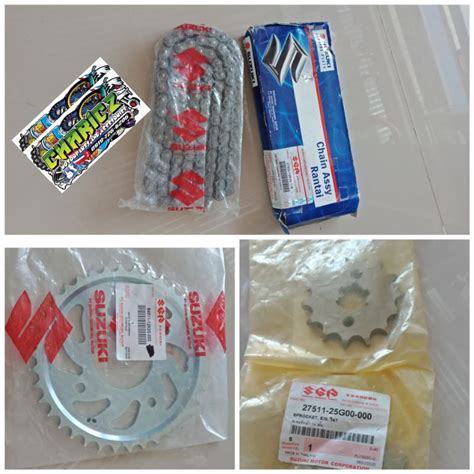 Sgp Sprocket And Chain Kit Raider 150 Fi Shopee Philippines