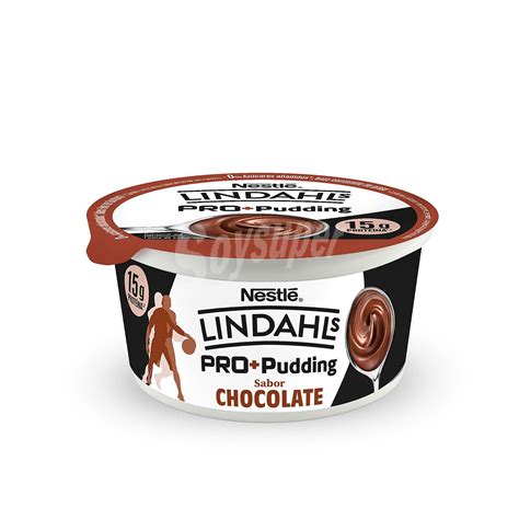 LINDAHLS Pudding de proteínas sabor chocolate sin azúcar añadido Nestlé