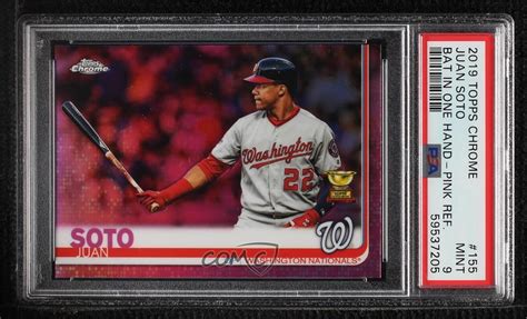 2019 Topps Chrome Pink Refractor 155 Juan Soto For Sale Online EBay